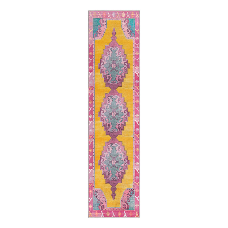 Oppie Oriental Indoor Rug, Runner 2'6" x 10'