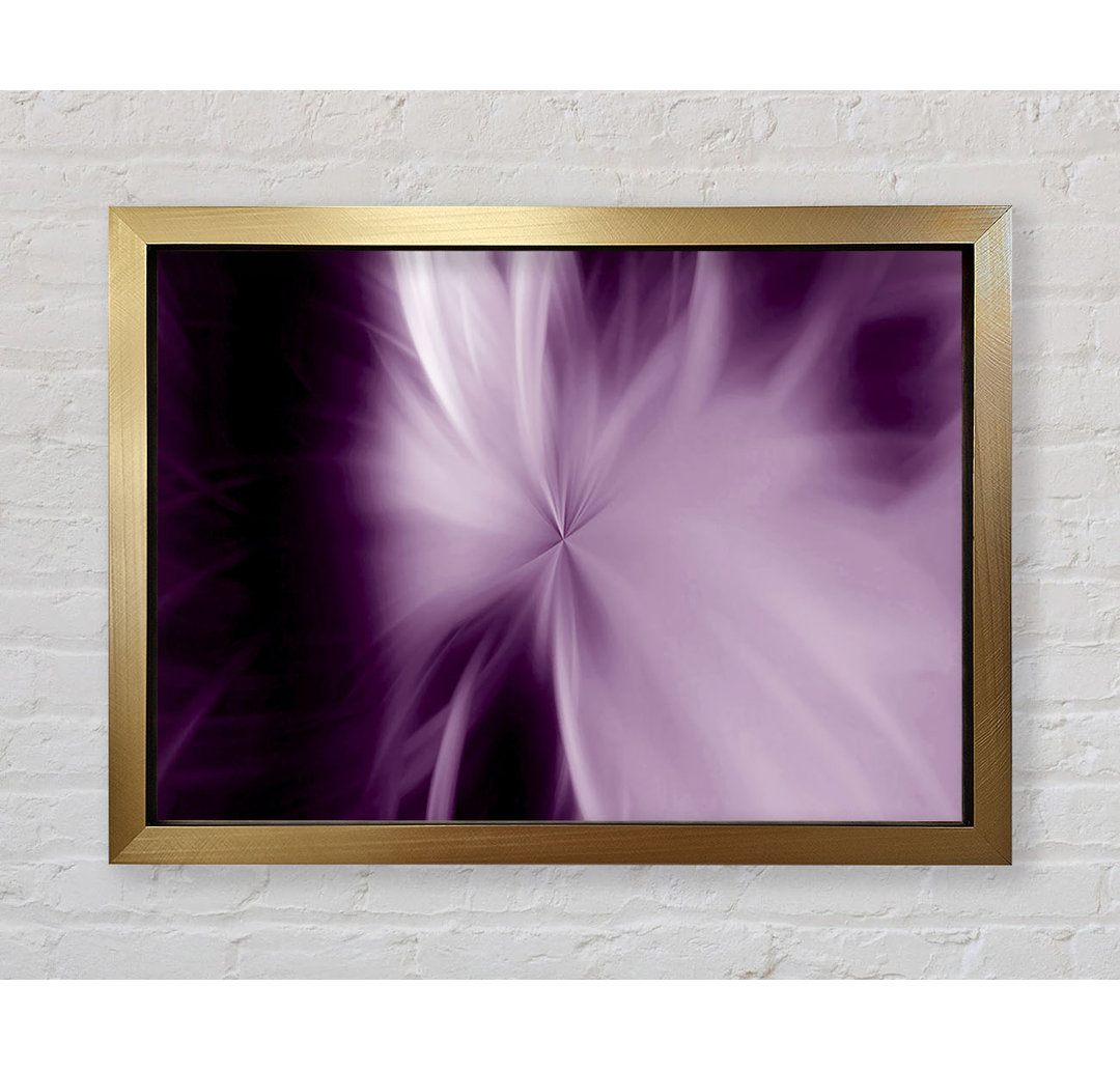 Gerahmtes Wandbild Celestial Core Purple