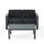 Silver Frame / Dark Gray Cushion selected