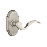 Cortina Wave/Drop Passage (Hall & Closet) Door Lever with Arch Rosette