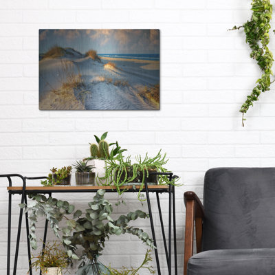 'The Dunes Of Obx' by Rick Berk Metal Wall