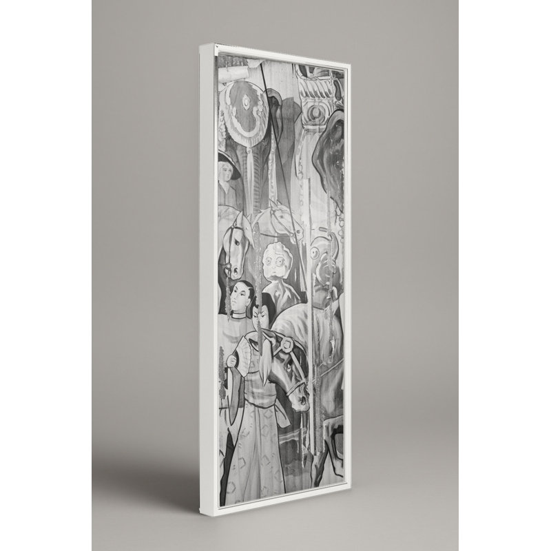 Black and White Photography Print, 32.5" H x 12.5" W, Black