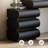 Humply Modern Makeup Vanity Set PU Leather Dressing Table with Stool & LED Mirror-1548368891