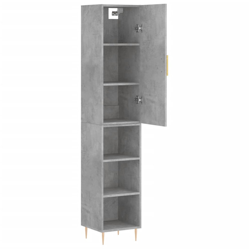 Montse 34.5cm Sideboard, Concrete Grey