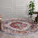 Teshawna Esmay Performance Blue/Red Medallion Rug
