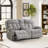 Manual Reclining Loveseat With Center Storage Console & Cup Holders-1883613132