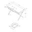 Bureau d'ordinateur, bureau personnel, ordinateur portable, tiroirs de rangement, L 48 po, bureau, métal, stratifié-608837902-608837903