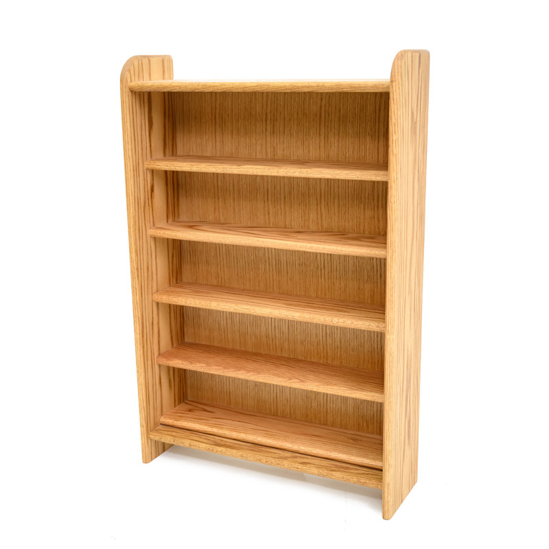 Shelf-Style Wooden CD Rack - 02 Series, Unfinished, 35.75" H x 24.25" W x 7.25" D
