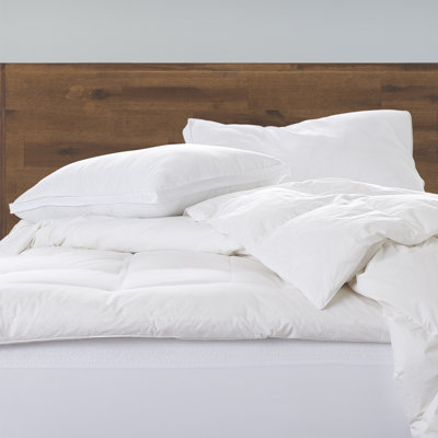 Gusseted Microfiber Pillow, Firm Density