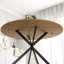 Round Metal Base Dining Table