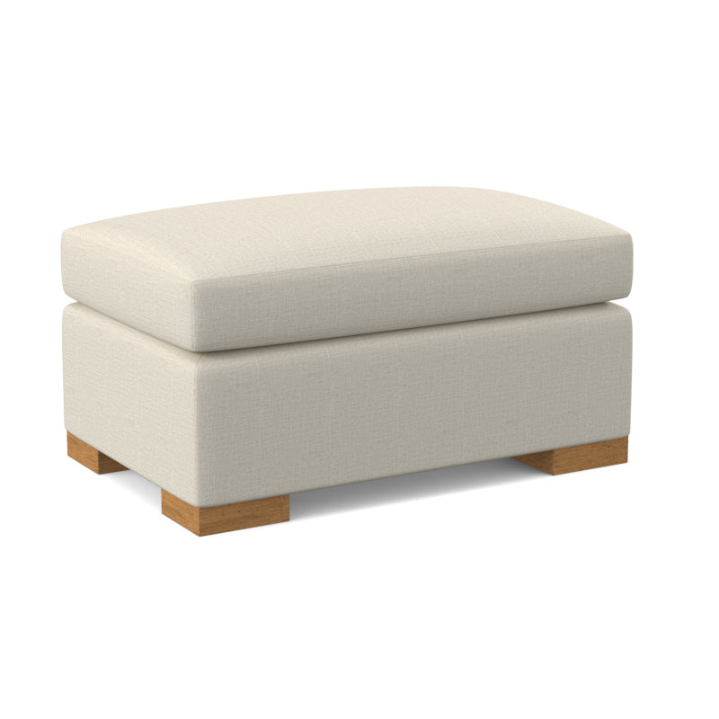 Elkins Ottoman, Amber, Filigree Ivory