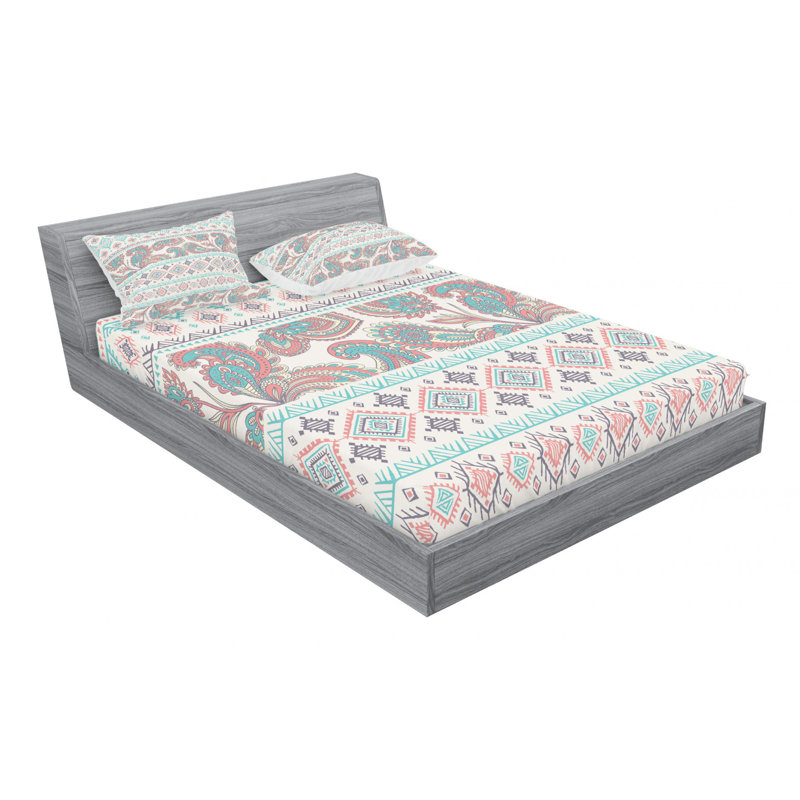 Microfiber Sheet Set, Queen Sheet Set with 2 Pillowcases