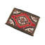 Tapis rétro rouge à motif floral Hamedan 1 pi 3 pi 1 po Tribal