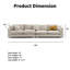 Canapé modulaire extra long Sofinity