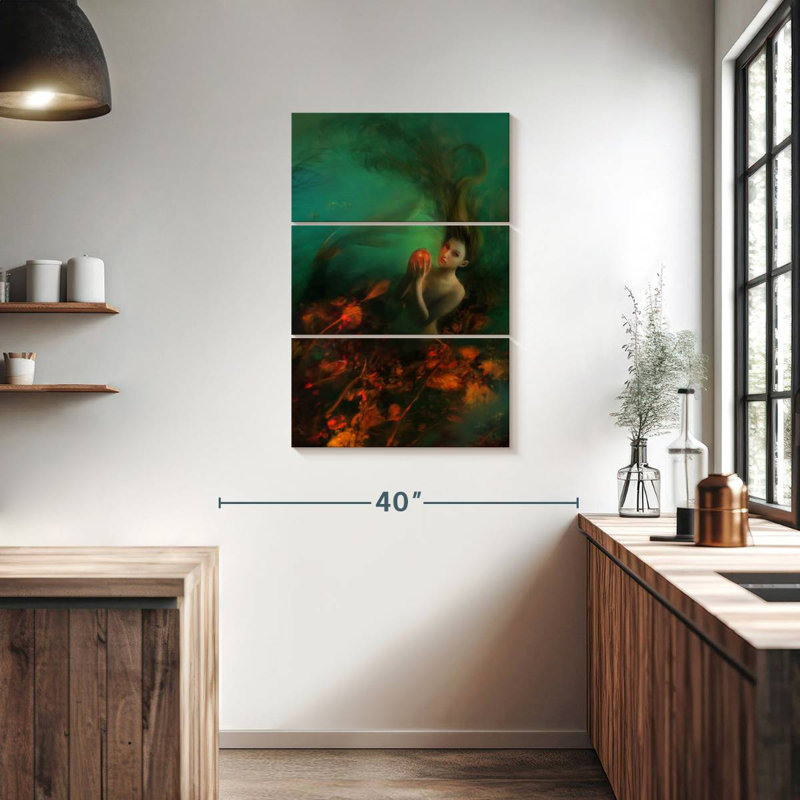 Kelan Enchanting Tangerine, 38" H x 24" W