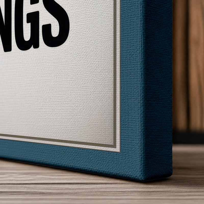 Print, 36x24 - 91.4 x 61.0 cm, Teal Border