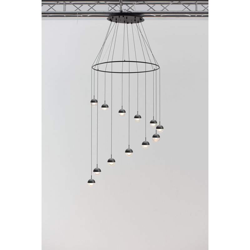 Dora 12 - Light Pendant, Black