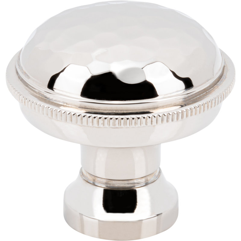 ArtWorth 1 1/4" Diameter Round Knob, Polished Nickel