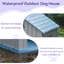 Grande niche pour chien 38,85 "résistante aux intempéries et imperméable avec plancher surélevé et ventilation (bleu)-1271840532-1265586475