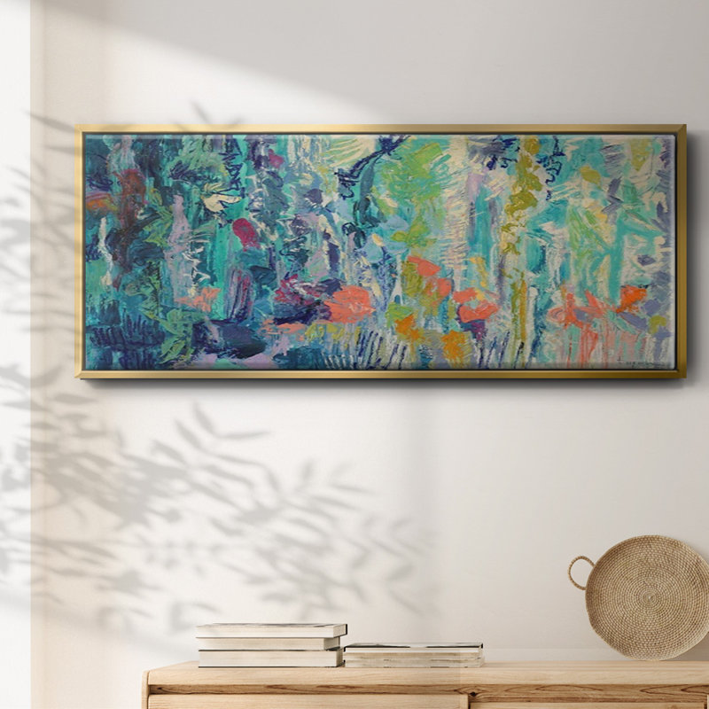 «Downpour Butterflies», toile encadrée, H 20 po x l 50 po