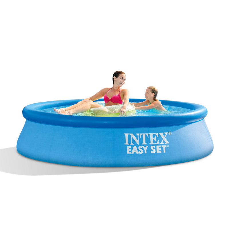 Intex Blue Inflatable Round Above Ground Swimming Pool