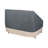 Modern Leisure Renaissance Patio Loveseat Cover, 66"L x 40"W x 39"H, Gray-712540928