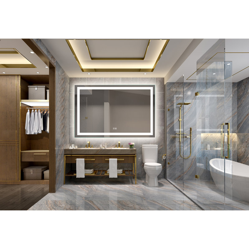 Naliyah Flat Wall Mirror, 60" x 40"