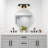 3-Light Black Vanity Light