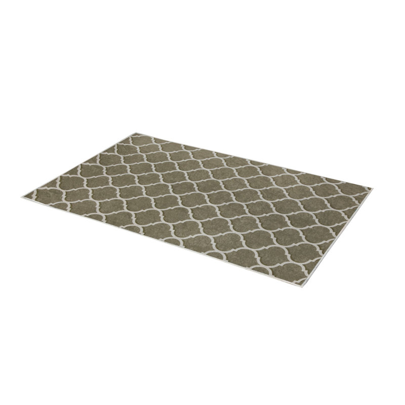Premium Woven Carpet, 5.2 x 7.5 ft, 100% Polyester, Antibacterial, Non-Slip Underside, 0.3 in Pile Height | Machine Washable, 3D Digital Print | Perfect for Living Room, Bedroom & Office Décor
