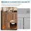 Armoire à chaussures, grande armoire à chaussures avec 2 portes-1545158862