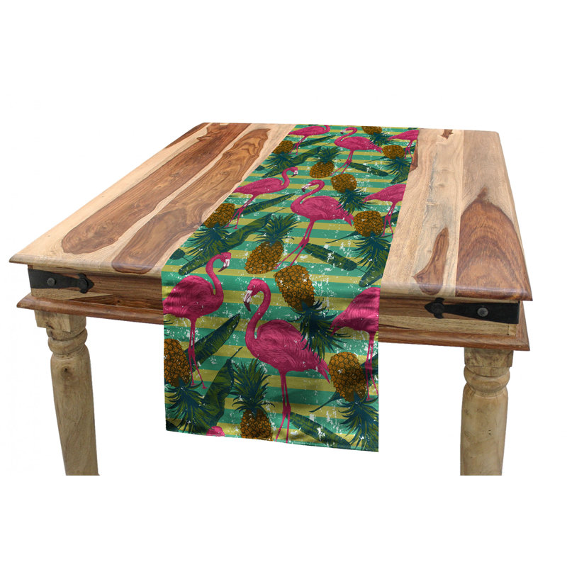 Flamingo Table Runner, 72" x 16"