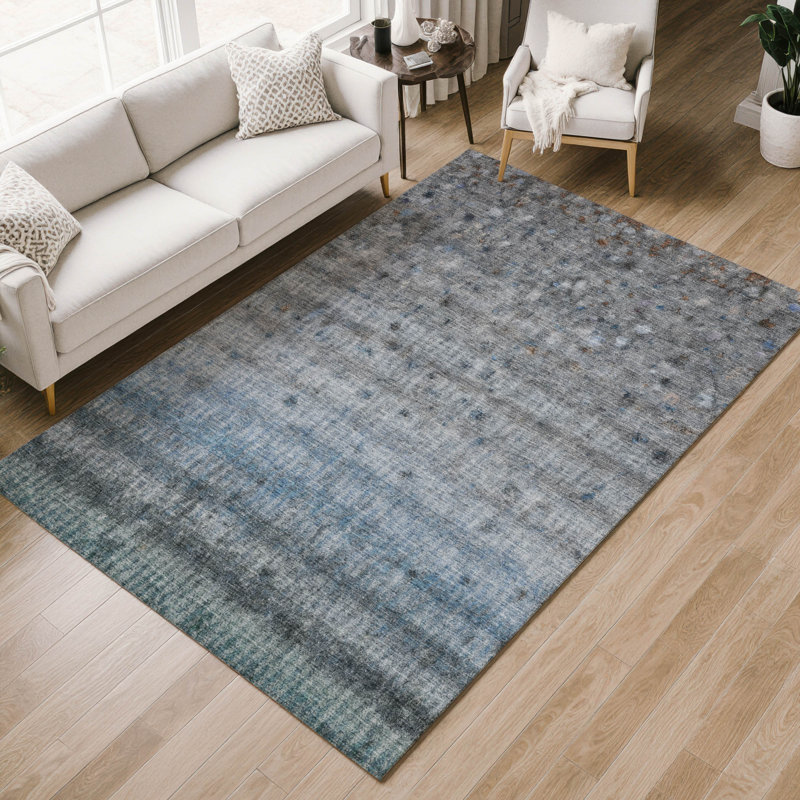 Machine Washable Indoor/Outdoor Emelia ACN2315 Stripes Rug, Rectangle 10' x 14'