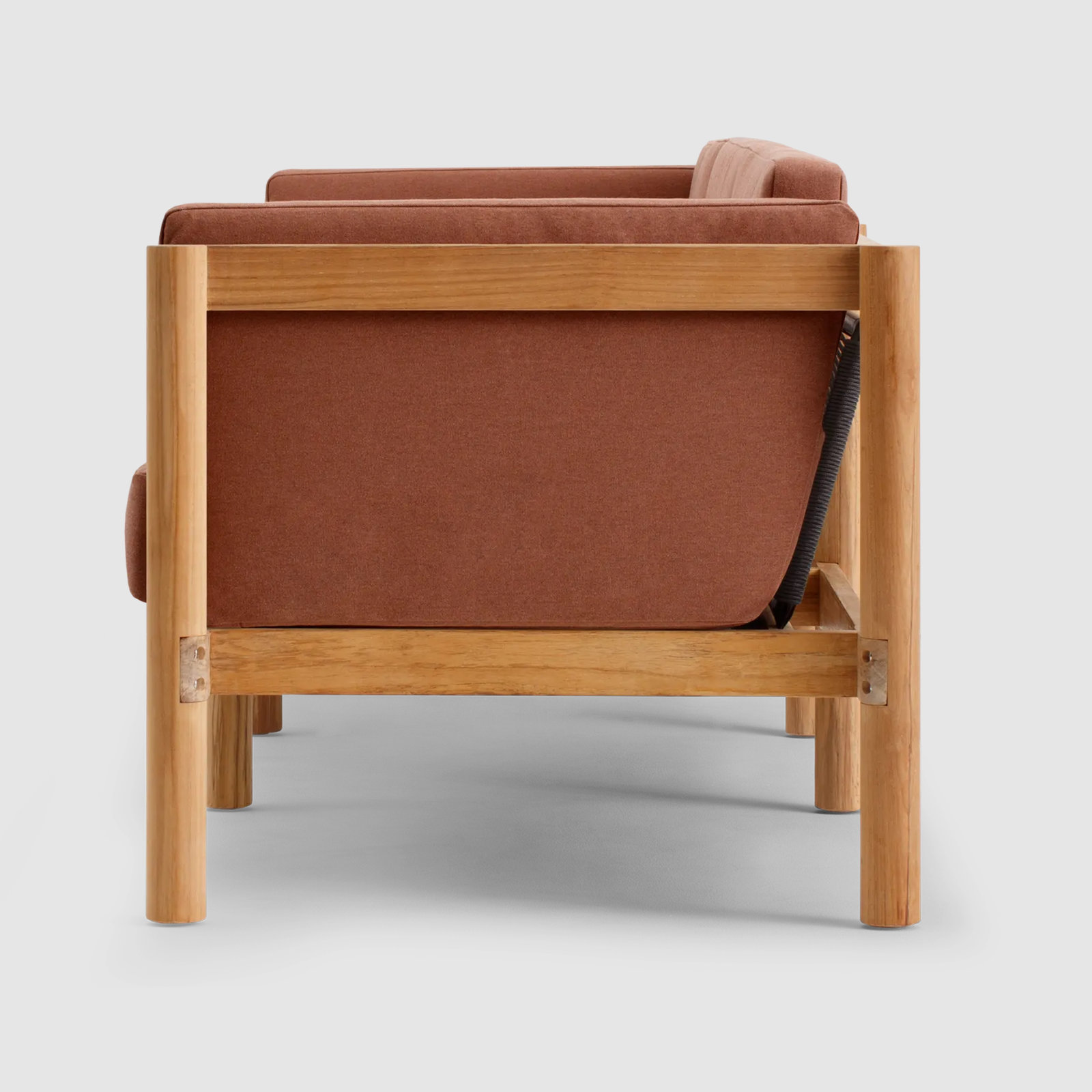 Haven 93" Sunbrella® Patio Sofa, Sunbrella Rust