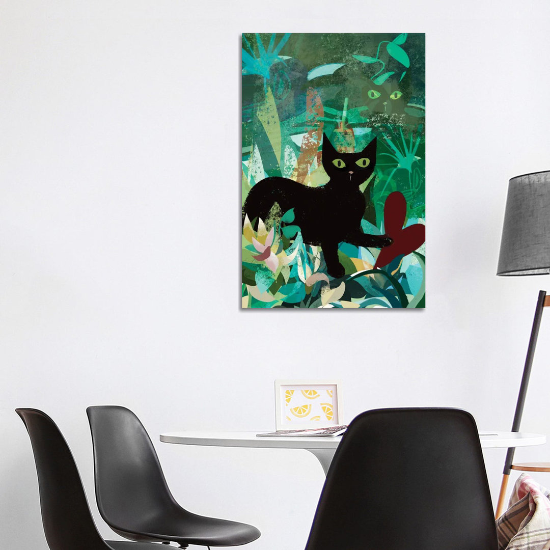 Emerald Intuition von Year Of The Cat - Gallery-Wrapped Canvas Giclée