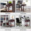 Table de bout moderne avec rangement rabattable et tablette ouverte Jonica-982308252
