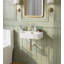 DeerValley 460mm L x 305mm W White Ceramic Rectangular Sink with Overflow
