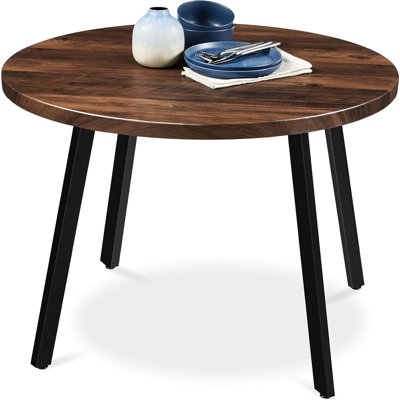 Round Mid-Century Modern 35.5In Dining Tabl...