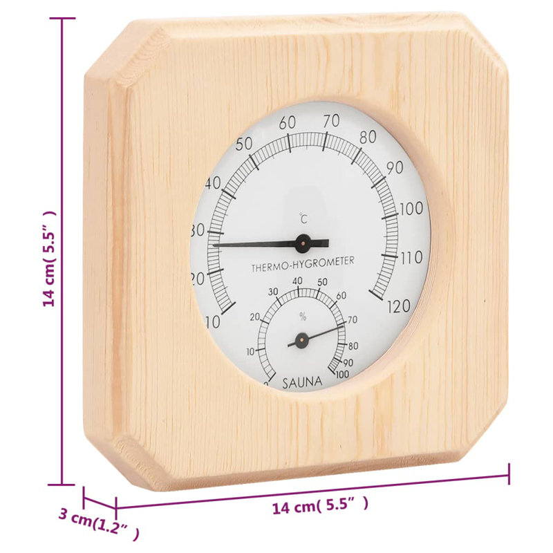 VidaXL Thermometer / Hygrometer