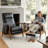 Williamsport Wood Arm Push Back Recliner - Black - Set Of 2-517635055