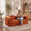 72.83 " Corduroy Loveseat-1397624604-1397624605