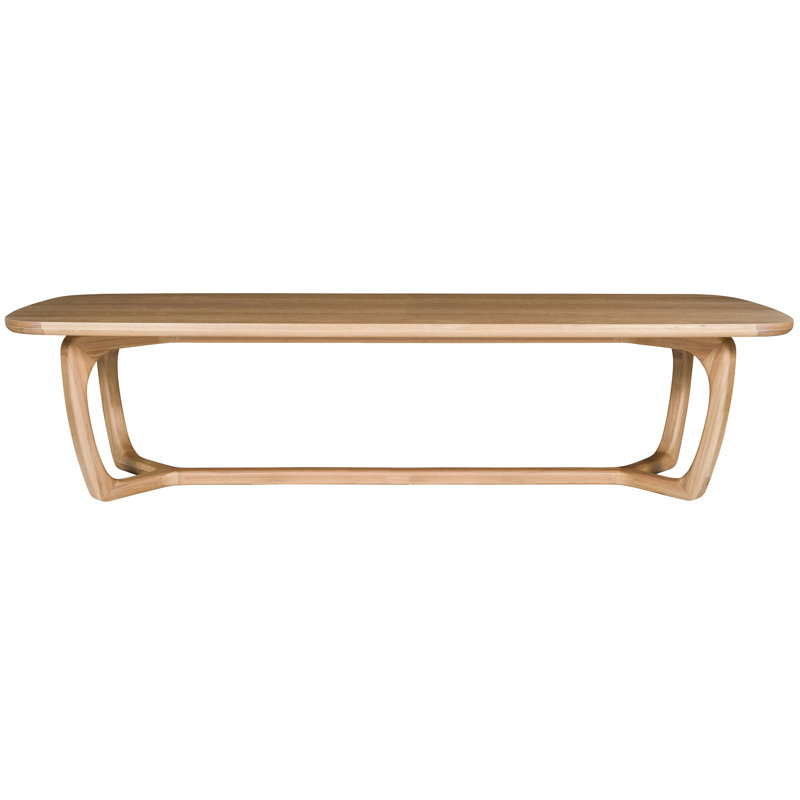 Form Trestle Dining Table, Casa Blanca, 30" H x 98" L x 46" W