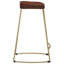Ensemble de 2 tabourets de bar vidaXL, laiton-2090906864-2090906865