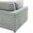 Jenny 5Piece Sectional In Plush Polyester Cordlike Fabric-1383101601
