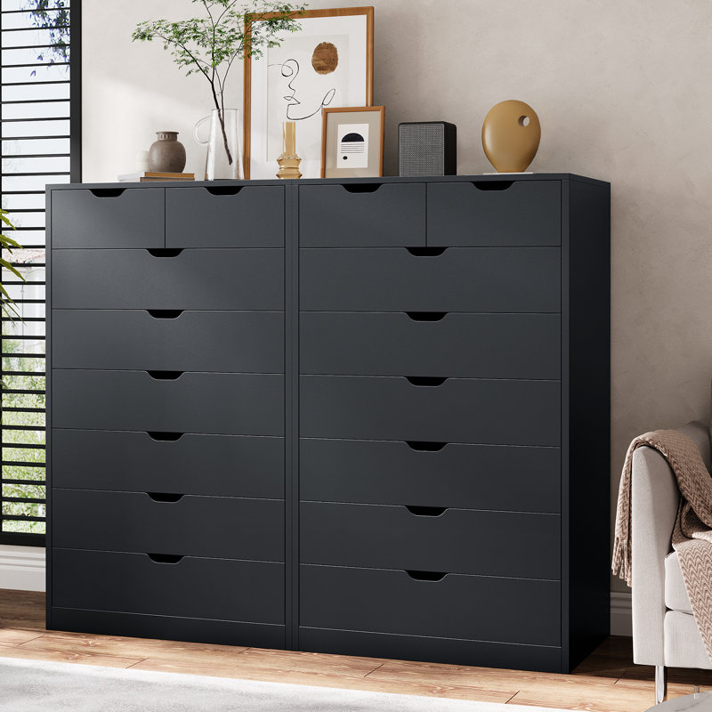 Tall 8 Drawer Dresser, Modern Chest Of Drawers For Bedroom,closet Dressers With Drawers For Living Room, Entryway, Hallway