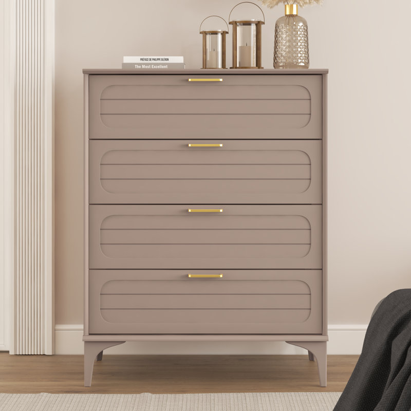 Curtis 4 Drawer Chest, Warm Nude