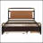 Wooden Storage Platform Bed, With 2 Big Drawers, T-XL Size Trundle-1393018196