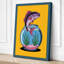 Fish in Flight Modern - Wrapped Canvas-1616011892-1616011901