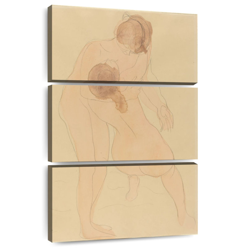 Leisha Two Figures, 65" H x 42" W