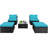 Lemington 4 - Person Patio Conversation Set with Cushions-1068063715