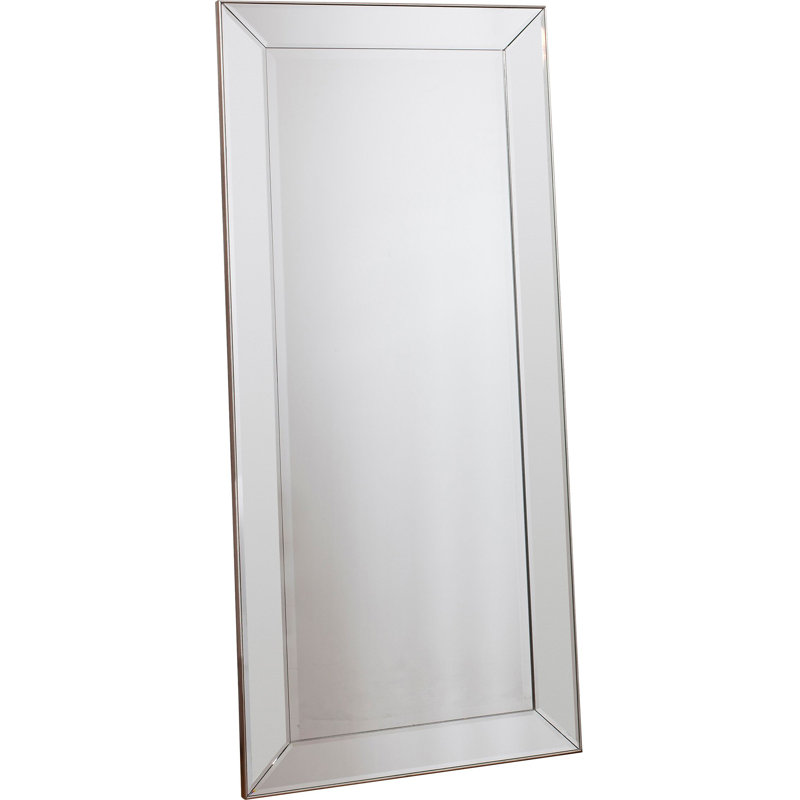 Cossey Glass Flat Wall Mirror, 135 cm H x 60 cm W